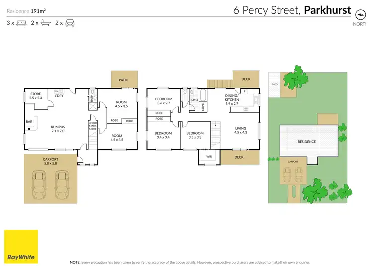 Floorplan of Homely house listing, 6 Percy Street, Parkhurst QLD 4702