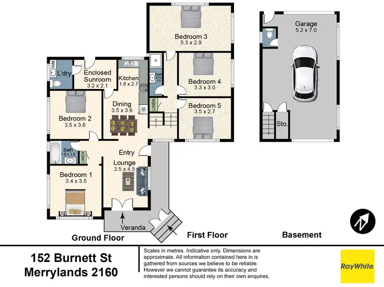 Floorplan of Homely house listing, 152 Burnett Street, Merrylands NSW 2160