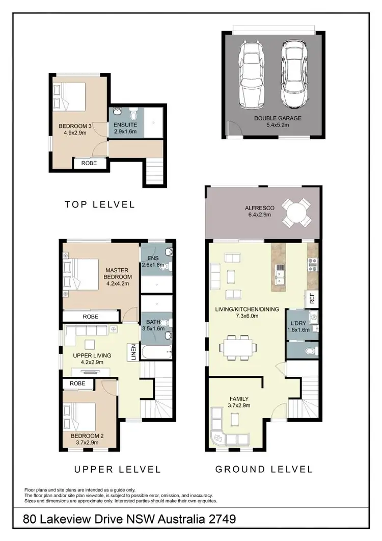 Floorplan of Homely house listing, 80 Lakeview Drive, Cranebrook NSW 2749