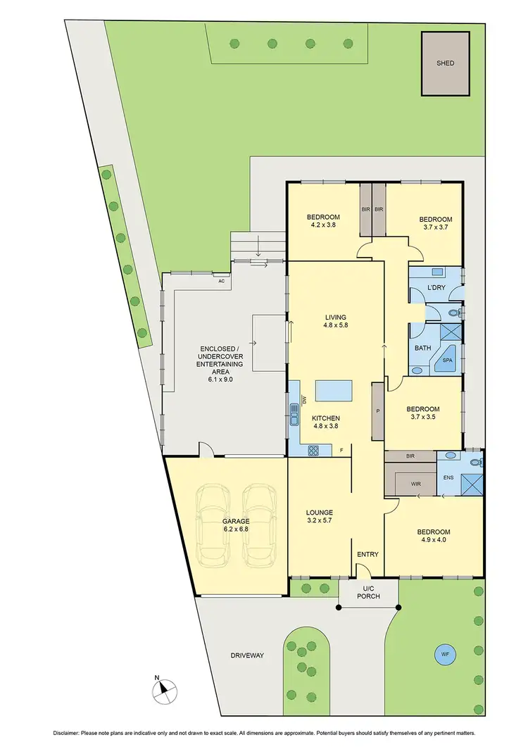 Floorplan of Homely house listing, 42 Hayfield Road, Roxburgh Park VIC 3064