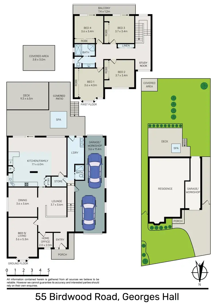 Floorplan of Homely house listing, 55 Birdwood Road, Georges Hall NSW 2198