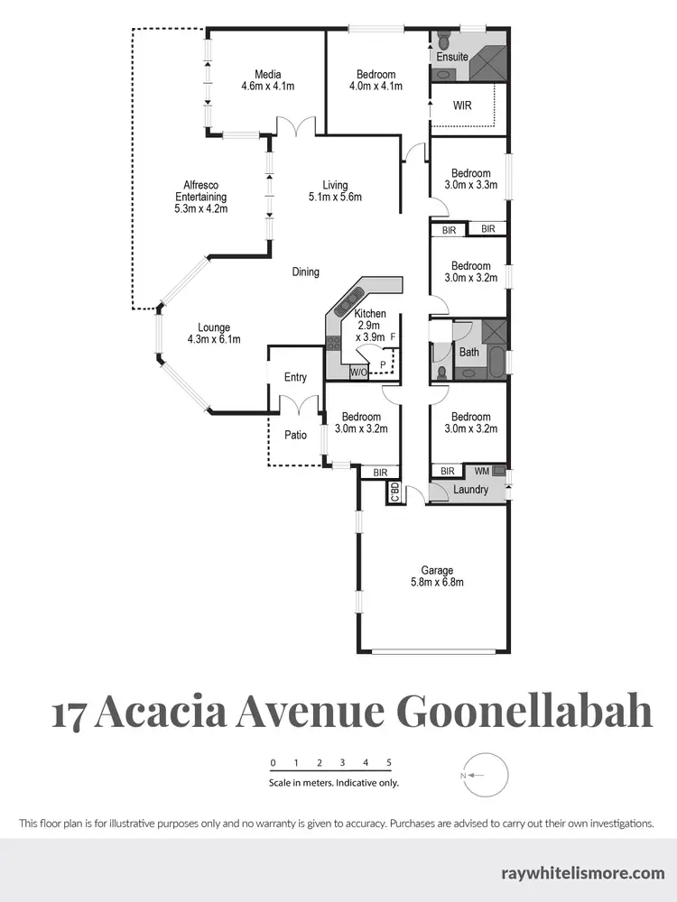 Floorplan of Homely house listing, 17 Acacia Avenue, Goonellabah NSW 2480