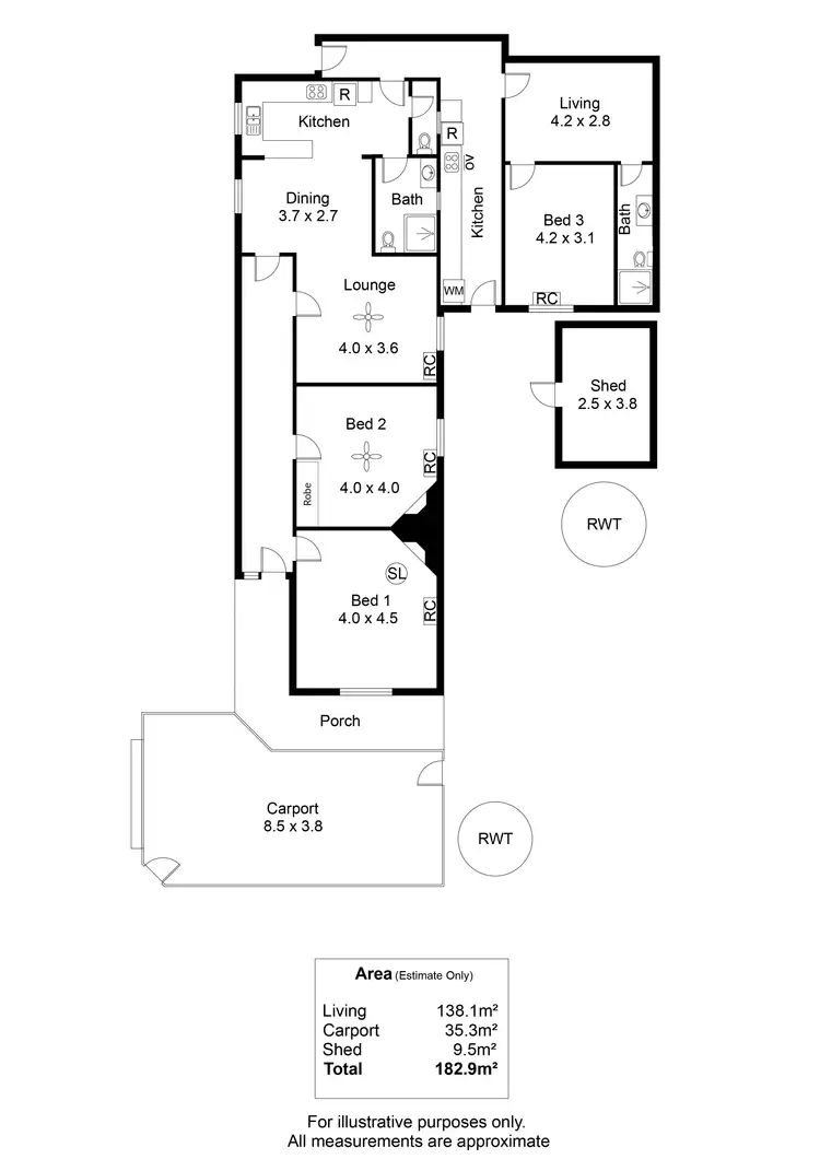 Floorplan of Homely house listing, 71 McDonnell Avenue, West Hindmarsh SA 5007