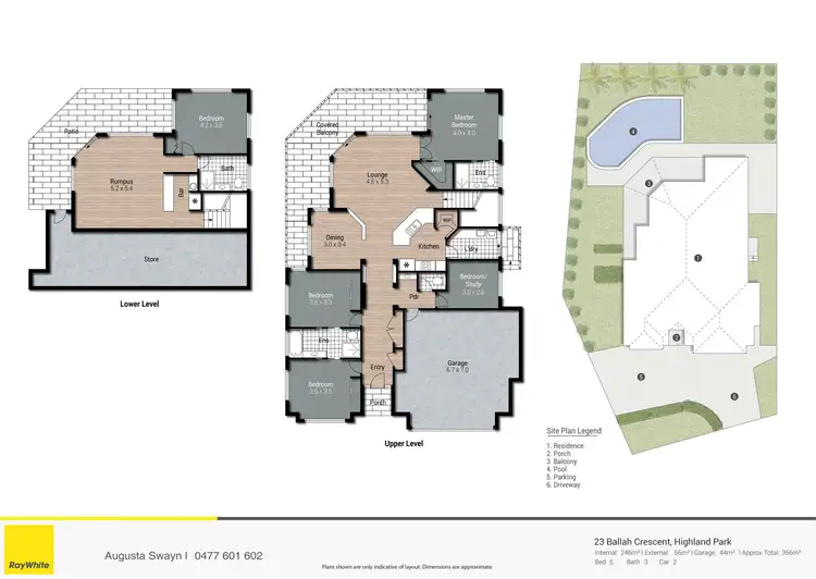 Floorplan of Homely house listing, 23 Ballah Crescent, Highland Park QLD 4211