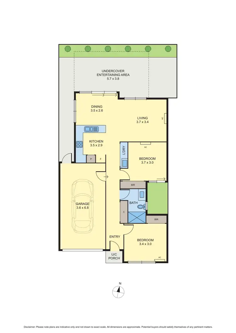 Floorplan of Homely unit listing, 5/42 Hedley Street, Fawkner VIC 3060