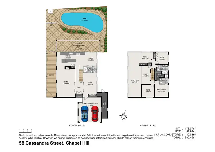 Floorplan of Homely house listing, 58 Cassandra Street, Chapel Hill QLD 4069