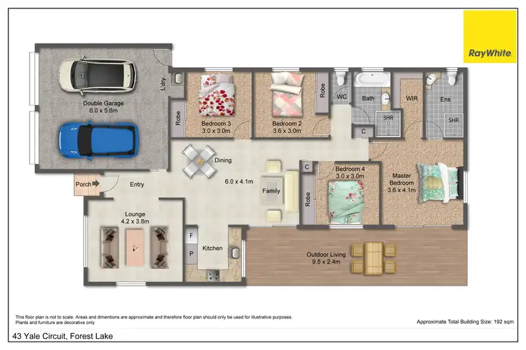 Floorplan of Homely house listing, 43 Yale Circuit, Forest Lake QLD 4078