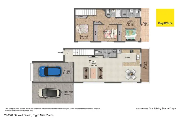 Floorplan of Homely townhouse listing, 29/228 Gaskell Street, Eight Mile Plains QLD 4113