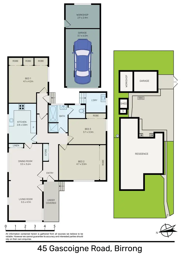 Floorplan of Homely house listing, 45 Gascoigne Road, Birrong NSW 2143