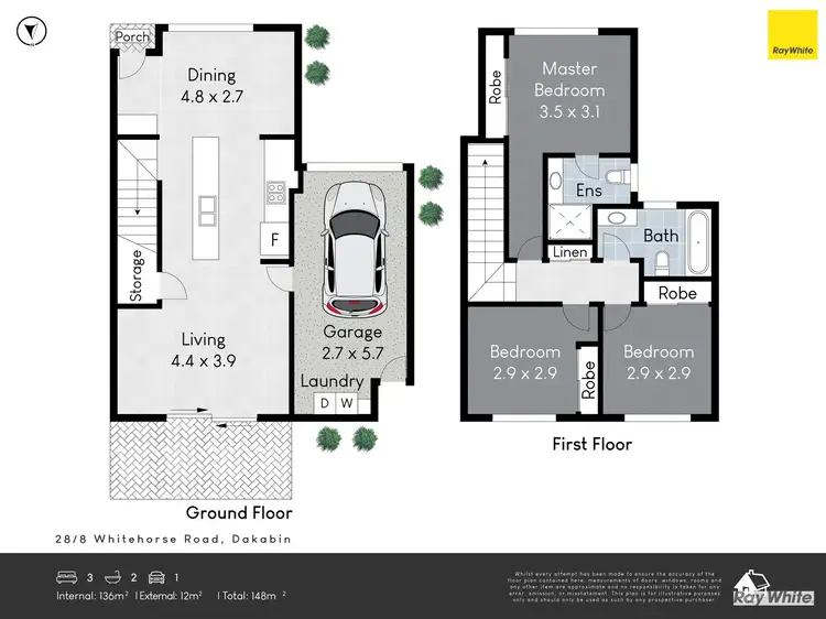 Floorplan of Homely house listing, 28/8 Whitehorse Road, Dakabin QLD 4503