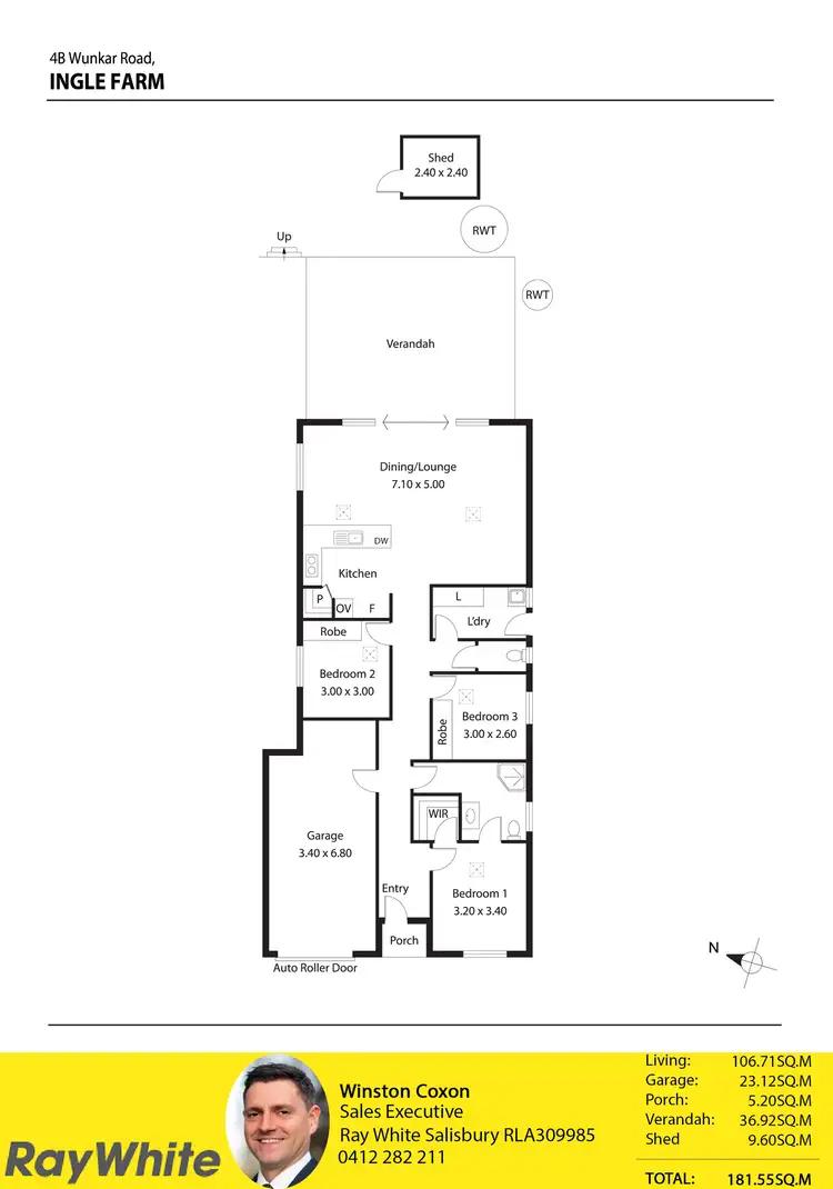 Floorplan of Homely house listing, 4B Wunkar Road, Ingle Farm SA 5098