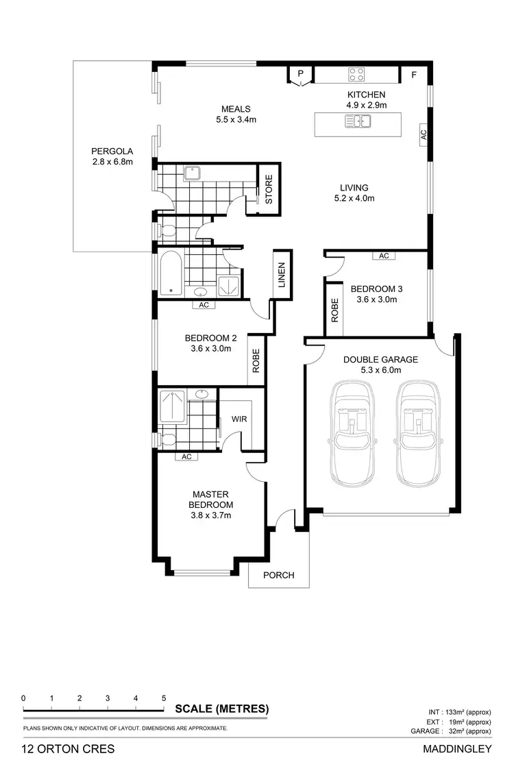 Floorplan of Homely house listing, 12 Orton Crescent, Maddingley VIC 3340