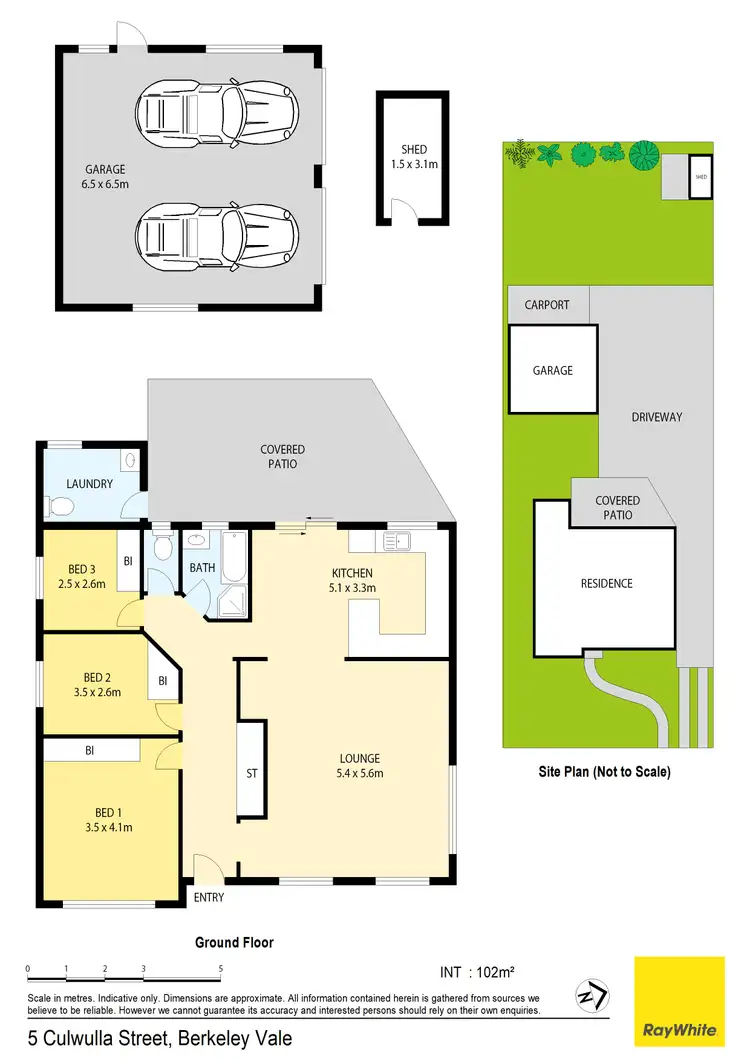 Floorplan of Homely house listing, 5 Culwulla Street, Berkeley Vale NSW 2261