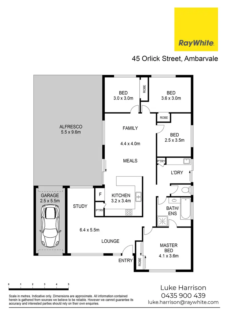 Floorplan of Homely house listing, 45 Orlick Street, Ambarvale NSW 2560
