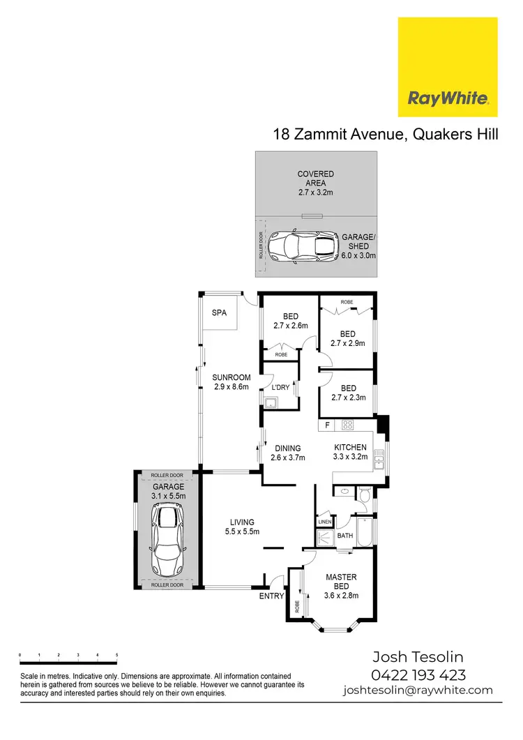 Floorplan of Homely house listing, 18 Zammit Avenue, Quakers Hill NSW 2763