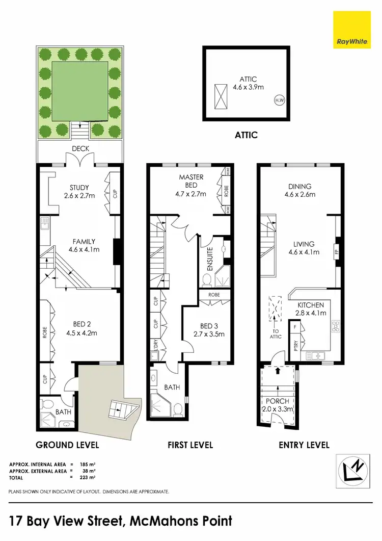 Floorplan of Homely house listing, 17 Bay View Street, Mcmahons Point NSW 2060
