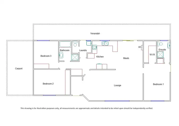 Floorplan of Homely house listing, 36 Densley Avenue, Bordertown SA 5268