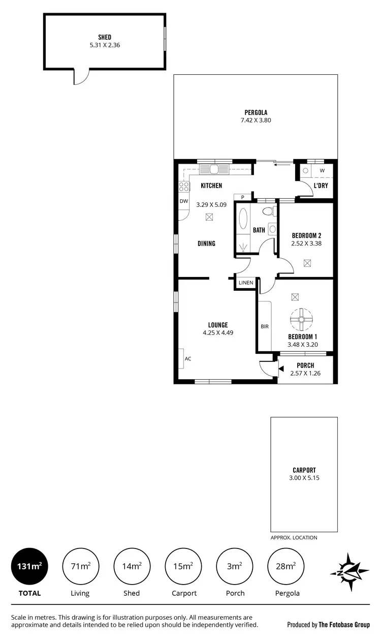 Floorplan of Homely unit listing, 11/3A Wattle Avenue, Royal Park SA 5014