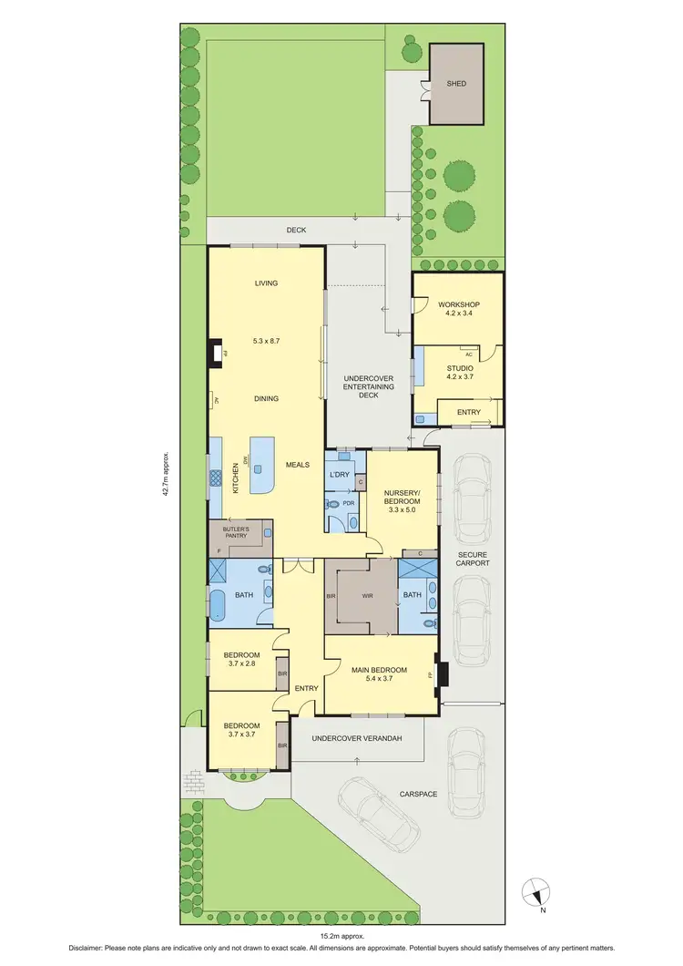 Floorplan of Homely house listing, 115 Morell Street, Glenroy VIC 3046