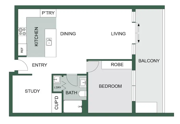 Floorplan of Homely apartment listing, 68/9 Irving Street, Phillip ACT 2606