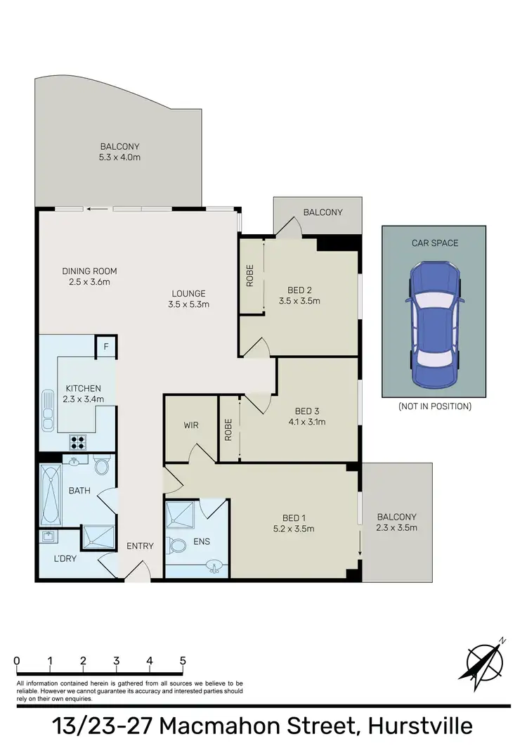 Floorplan of Homely apartment listing, 13/23-27 Macmahon Street, Hurstville NSW 2220