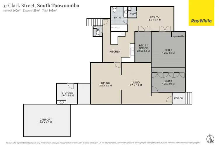 Floorplan of Homely house listing, 37 Clark Street, South Toowoomba QLD 4350
