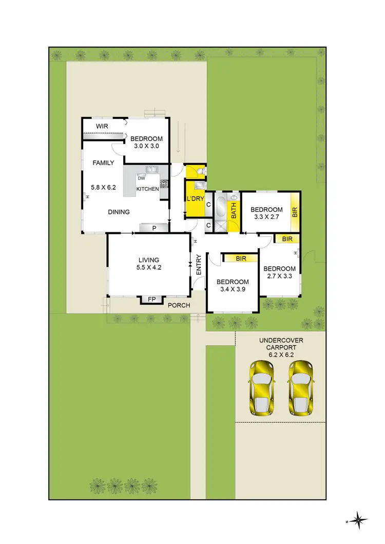 Floorplan of Homely house listing, 93 Ghazeepore Road, Waurn Ponds VIC 3216