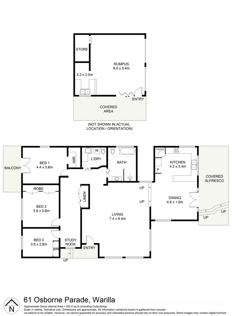 Floorplan of Homely house listing, 61 Osborne Parade, Warilla NSW 2528