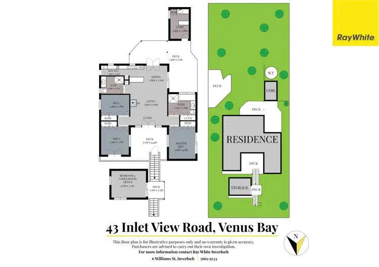 Floorplan of Homely house listing, 43 Inlet View Road, Venus Bay VIC 3956