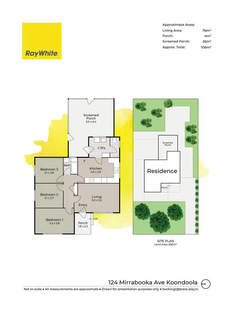 Floorplan of Homely house listing, 124 Mirrabooka Avenue, Koondoola WA 6064