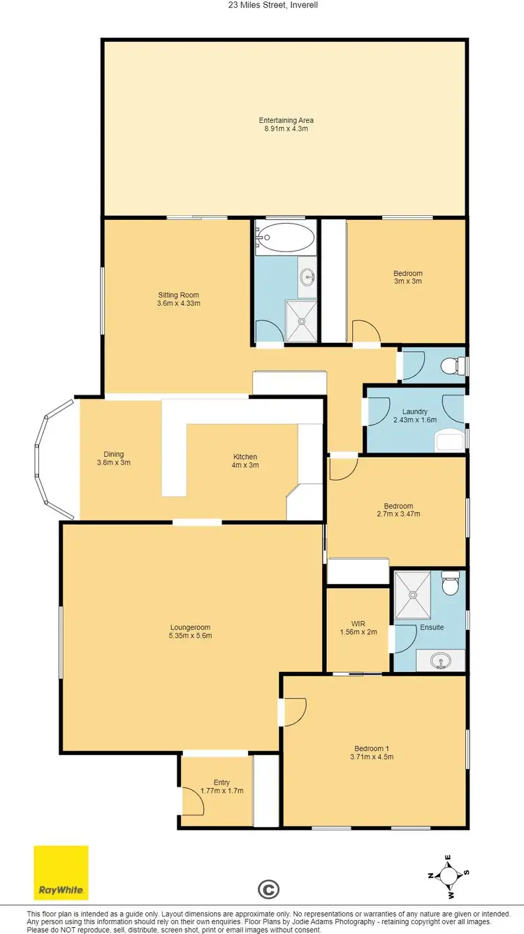 Floorplan of Homely house listing, 23 Miles Street, Inverell NSW 2360