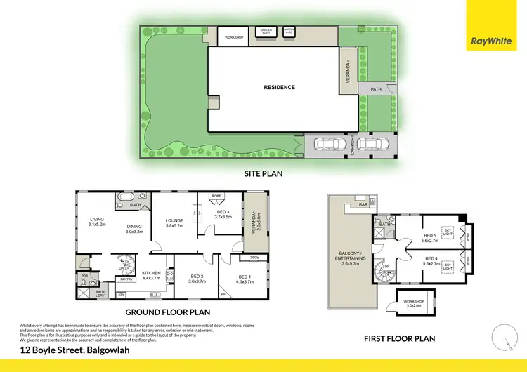 Floorplan of Homely house listing, 12 Boyle Street, Balgowlah NSW 2093