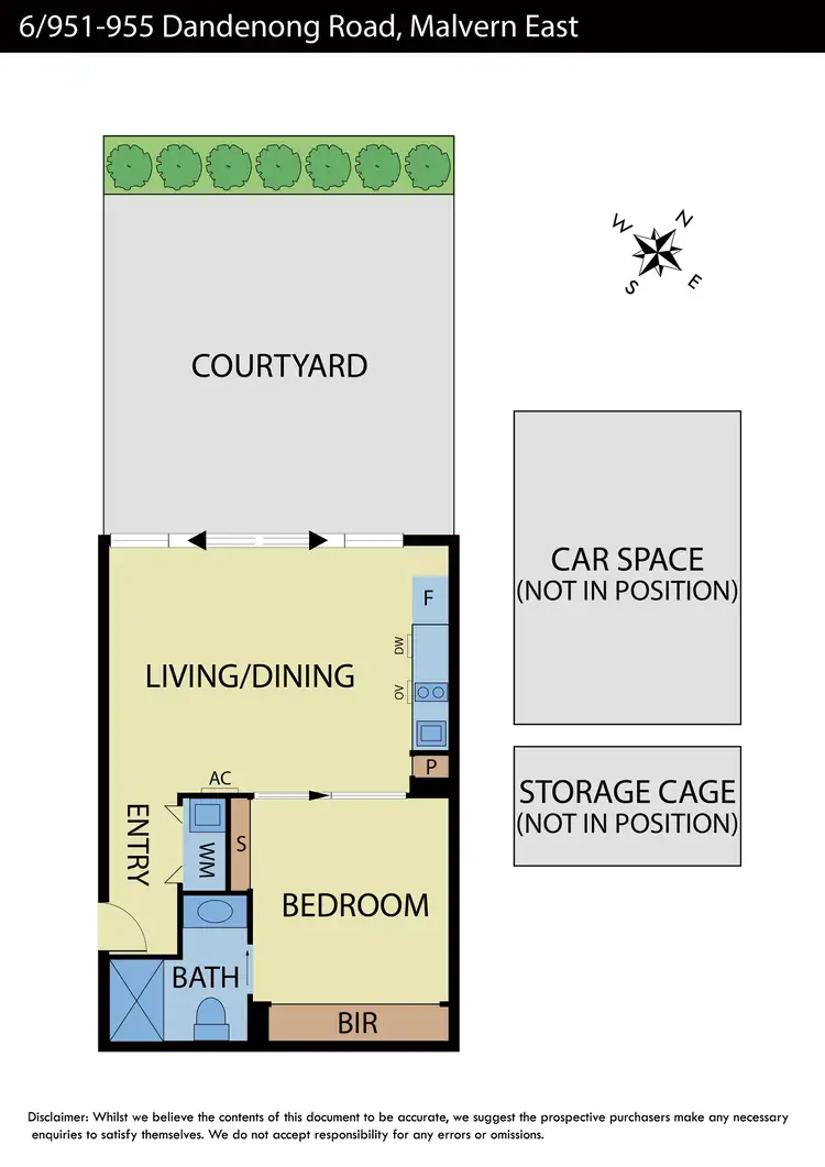 Floorplan of Homely apartment listing, 6/951-955 Dandenong Road, Malvern East VIC 3145