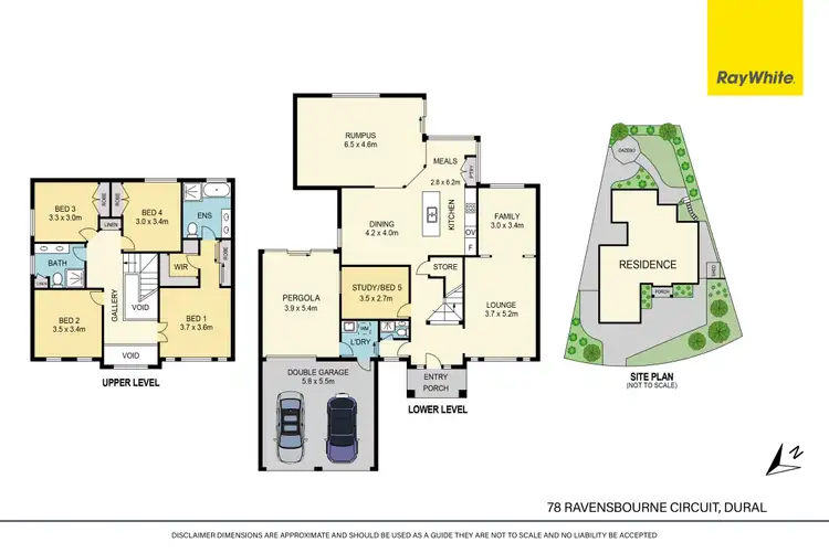Floorplan of Homely house listing, 78 Ravensbourne Circuit, Dural NSW 2158