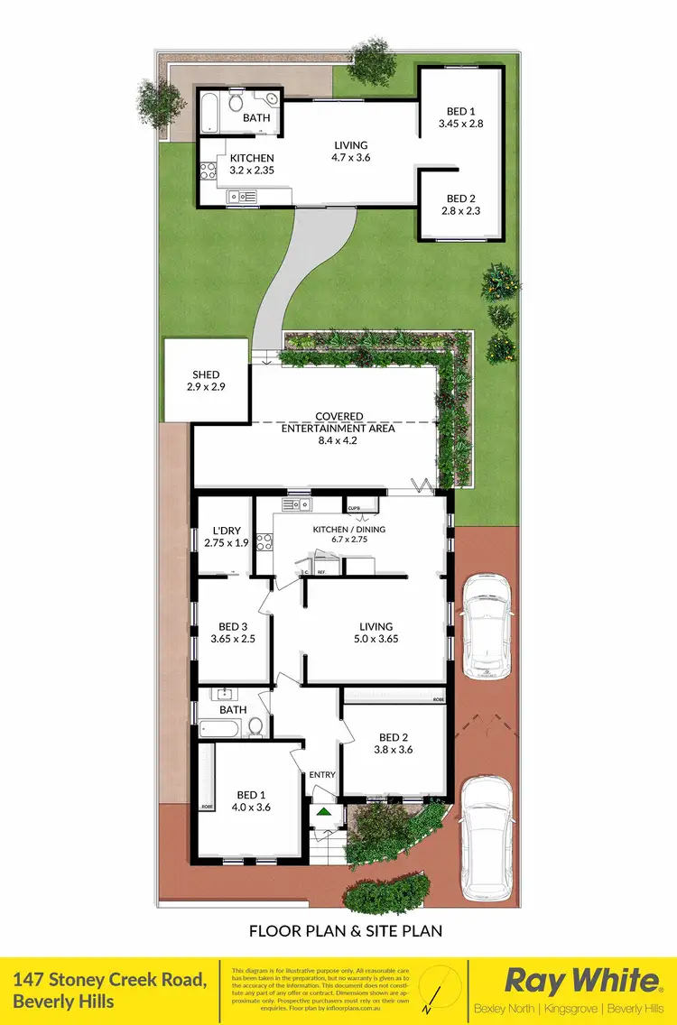 Floorplan of Homely house listing, 147 Stoney Creek Road, Beverly Hills NSW 2209