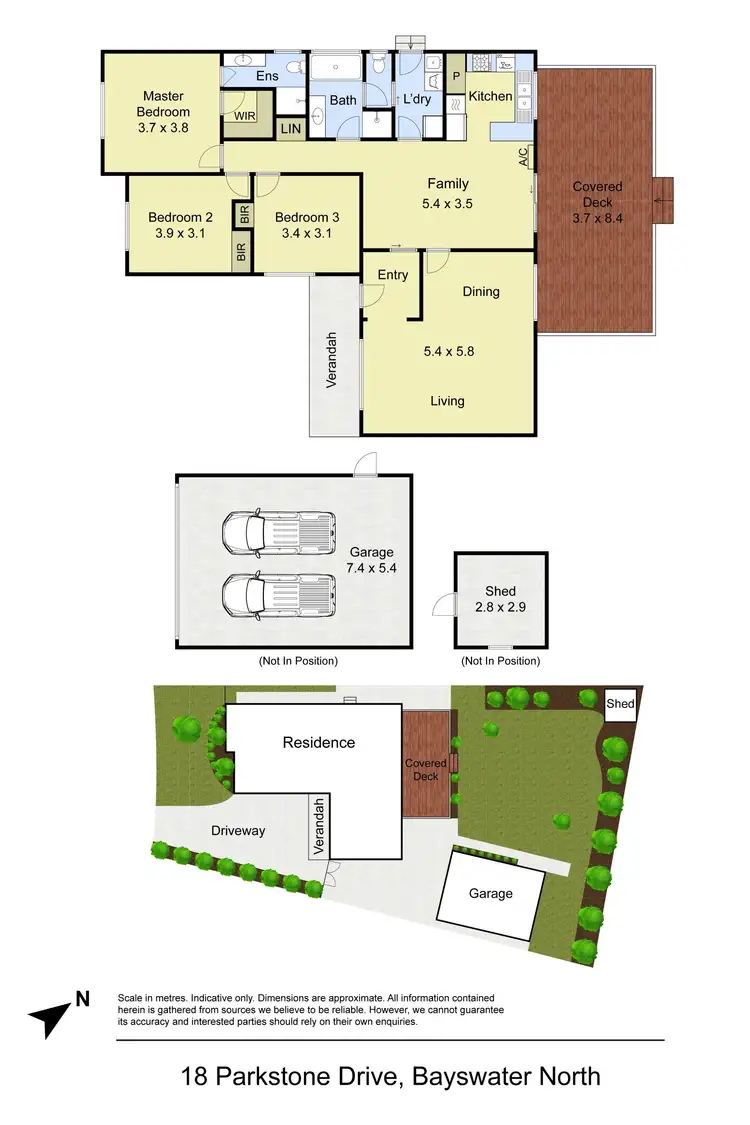 Floorplan of Homely house listing, 18 Parkstone Drive, Bayswater North VIC 3153