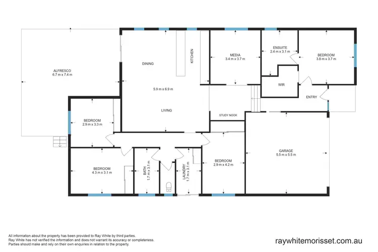 Floorplan of Homely house listing, 9 Skye Street, Morisset NSW 2264