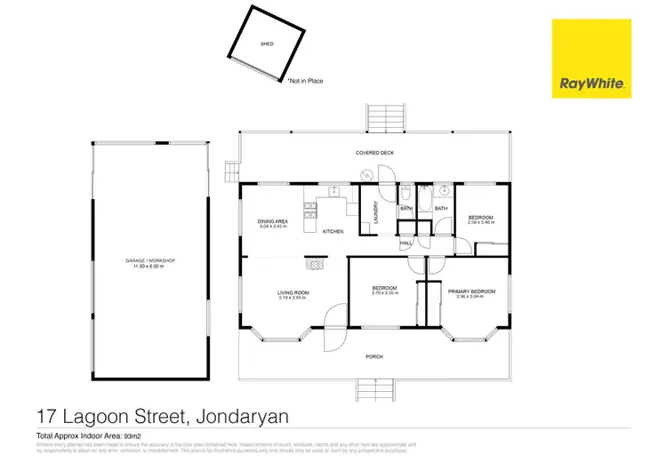 Floorplan of Homely house listing, 17 Lagoon Street, Jondaryan QLD 4403