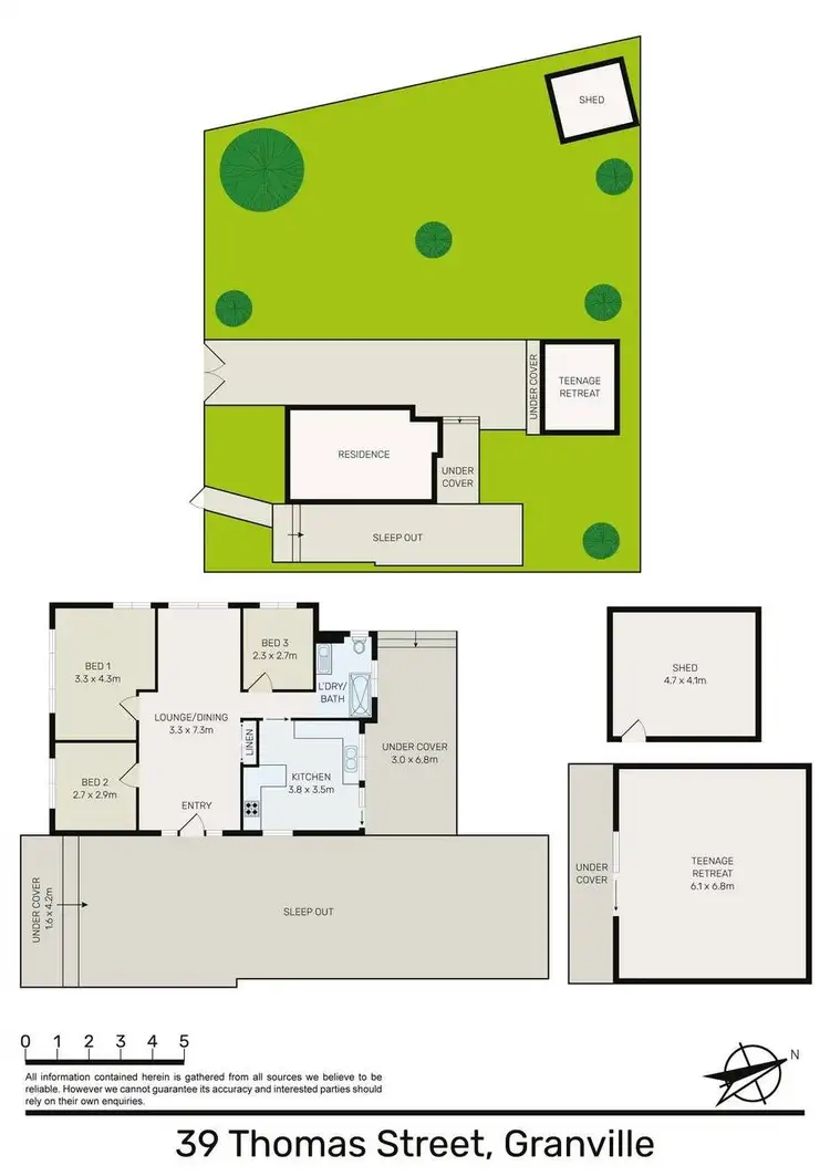 Floorplan of Homely house listing, 39 Thomas Street, Granville NSW 2142