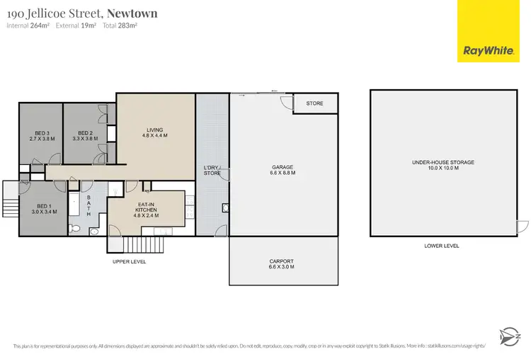 Floorplan of Homely house listing, 190 Jellicoe Street, Newtown QLD 4350