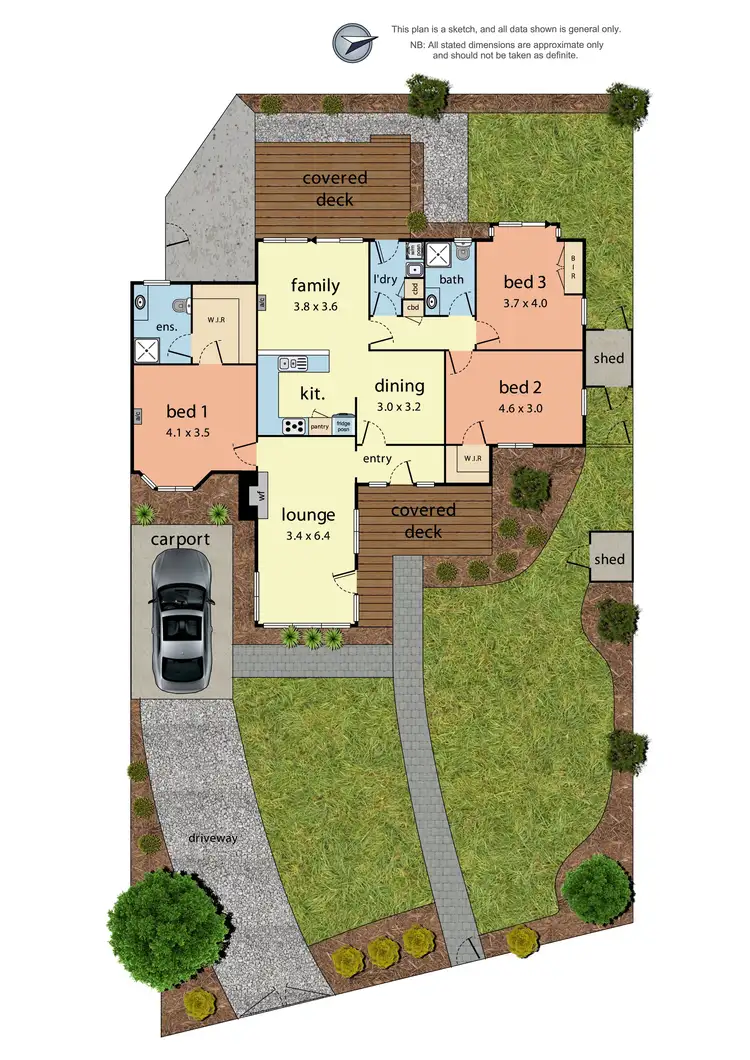Floorplan of Homely house listing, 14 Liverpool Road, Kilsyth VIC 3137