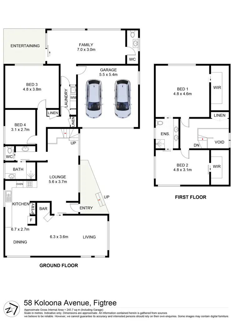 Floorplan of Homely house listing, 58 Koloona Avenue, Figtree NSW 2525