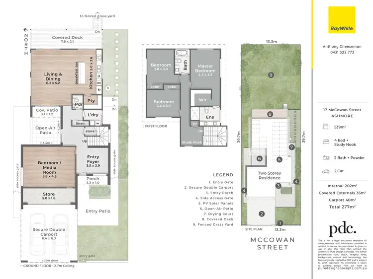 Floorplan of Homely house listing, 17 Mccowan Street, Ashmore QLD 4214