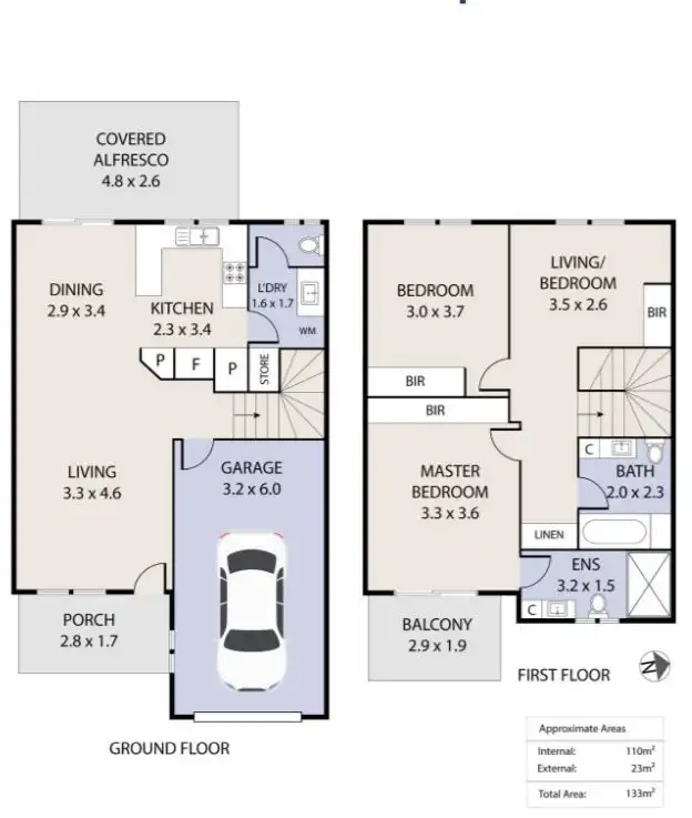 Floorplan of Homely unit listing, 36/6 Mactier Drive, Boronia Heights QLD 4124
