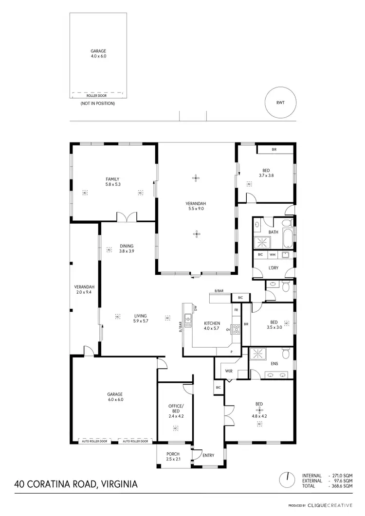 Floorplan of Homely house listing, 40 Coratina Road, Virginia SA 5120