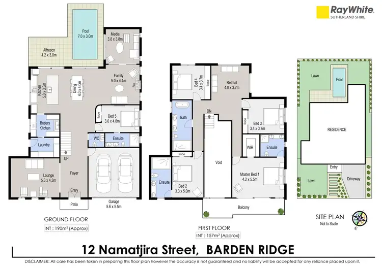 Floorplan of Homely house listing, 12 Namatjira Street, Barden Ridge NSW 2234