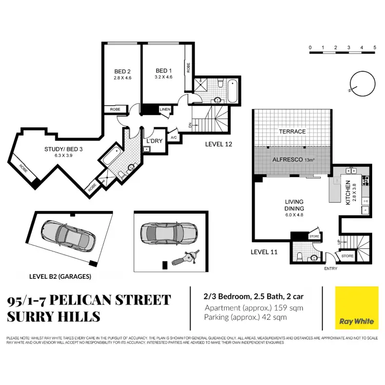 Floorplan of Homely apartment listing, 95/1-7 Pelican Street, Surry Hills NSW 2010