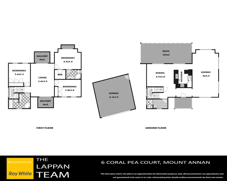 Floorplan of Homely house listing, 6 Coral Pea Court, Mount Annan NSW 2567