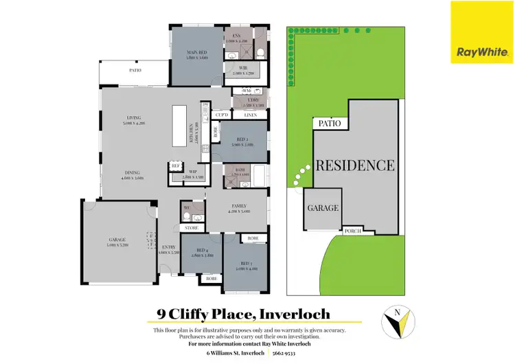Floorplan of Homely house listing, 9 Cliffy Place, Inverloch VIC 3996