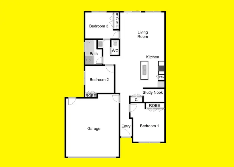 Floorplan of Homely house listing, 157 Indi Avenue, Red Cliffs VIC 3496